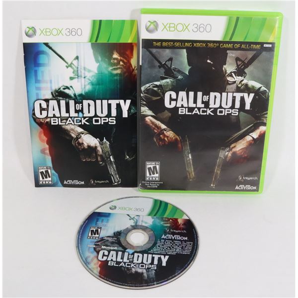 XBOX360 CALL OF DUTY BLACK OPS