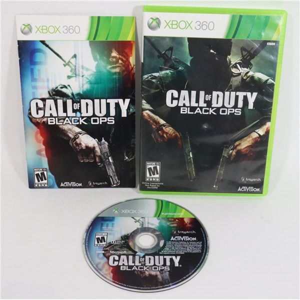 XBOX360 CALL OF DUTY BLACK OPS