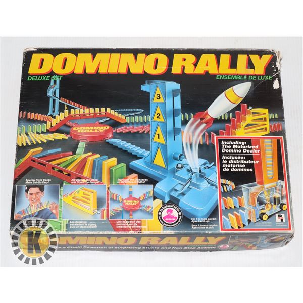 VINTAGE 1992 DOMINO RALLY PLAYSET