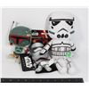 Image 1 : LOT OF THREE STAR WARS PLUSH TOYS