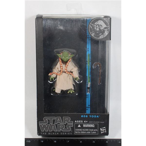 STAR WARS THE BLACK SERIES #06 YODA ACTION FIGURE