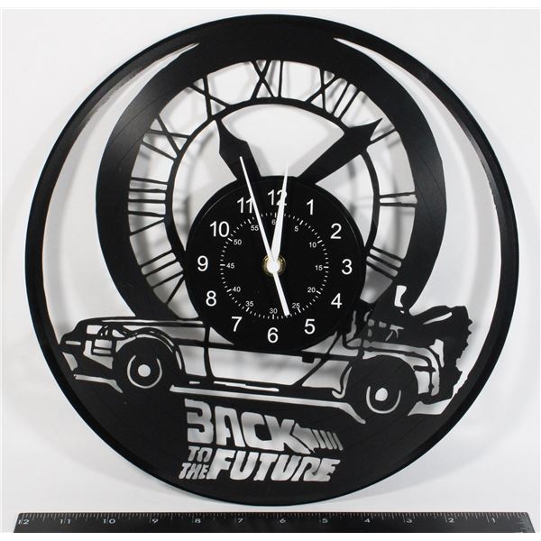 NEW BACK TO THE FUTURE THEME VINYL ENGRAVED WALL