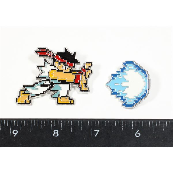 NEW SUPER PUZZLE FIGHTER THEME RYU 2PC LAPEL PIN