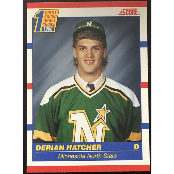 1990-91 SCORE DERIAN HATCHER ROOKIE CARD