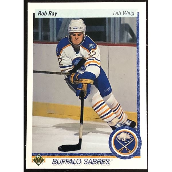 1990-91 UPPER DECK ROB RAY ROOKIE CARD