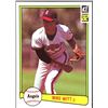 Image 1 : 1982 DONRUSS MIKE WITT ROOKIE CARD