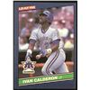 Image 1 : 1986 LEAF IVAN CALDERON ROOKIE CARD