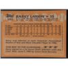 Image 2 : 1988 TOPPS BARRY LARKIN (HOF)