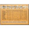 Image 2 : 1988 TOPPS PAUL O'NEILL ROOKIE CARD