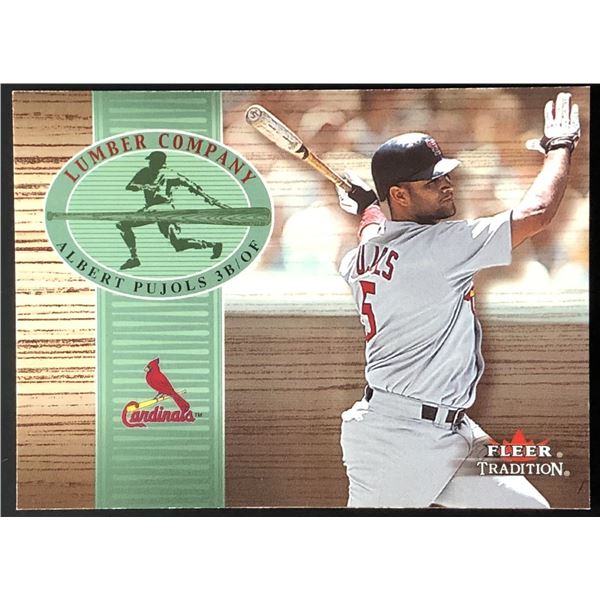 2002 FLEER LUMBER COMPANY ALBERT PUJOLS