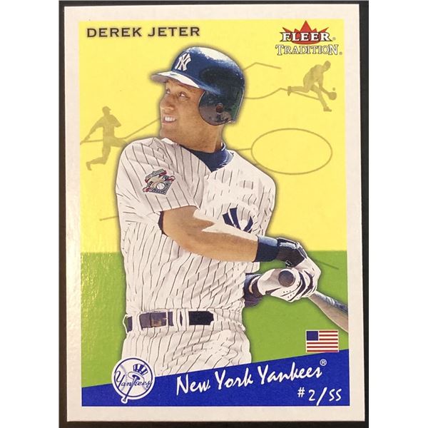 2002 FLEER TRADITION DEREK JETER (HOF)