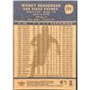 Image 2 : 2002 FLEER TRADITION RICKEY HENDERSON (HOF)
