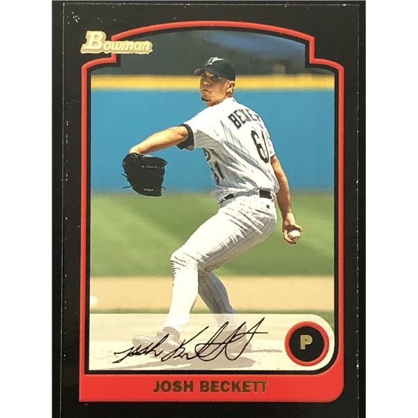 2003 BOWMAN JOSH BECKETT ROOKIE CARD