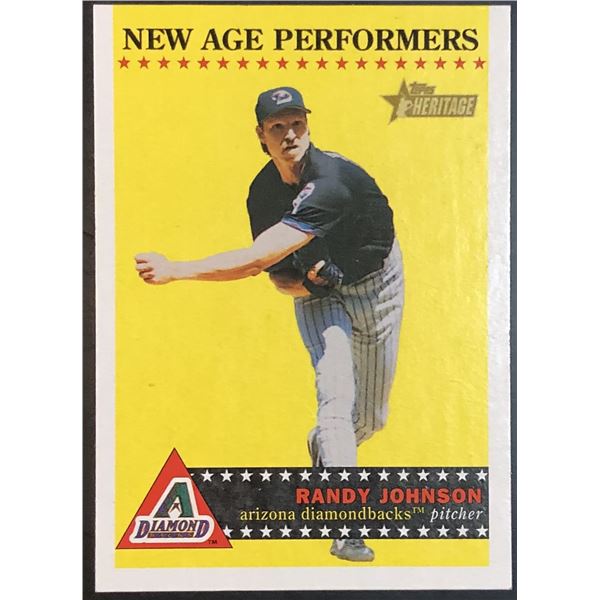 2003 TOPPS HERITAGE RANDY JOHNSON (HOF)