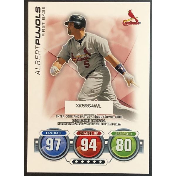 2010 TOPPS ALBERT PUJOLS (HOF)