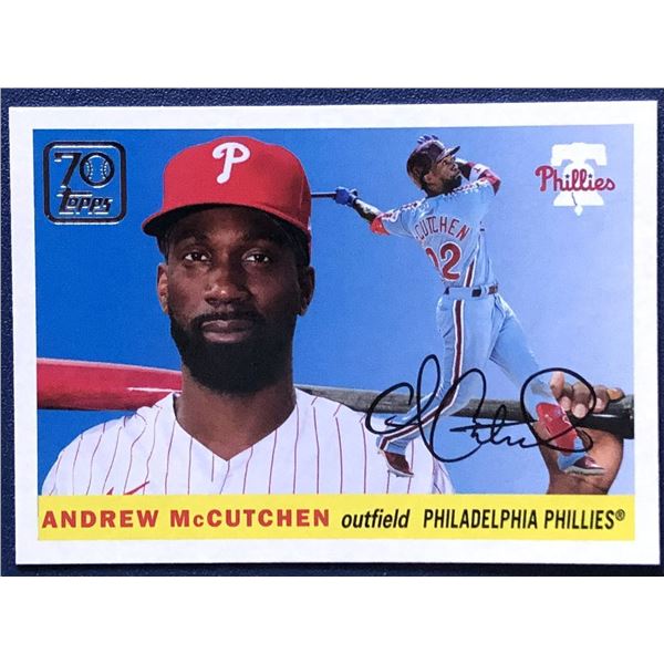 2021 TOPPS 70th ANNIVERSARY ANDREW McCUTCHEN