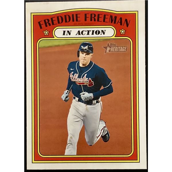 2021 TOPPS HERITAGE FREDDIE FREEMAN