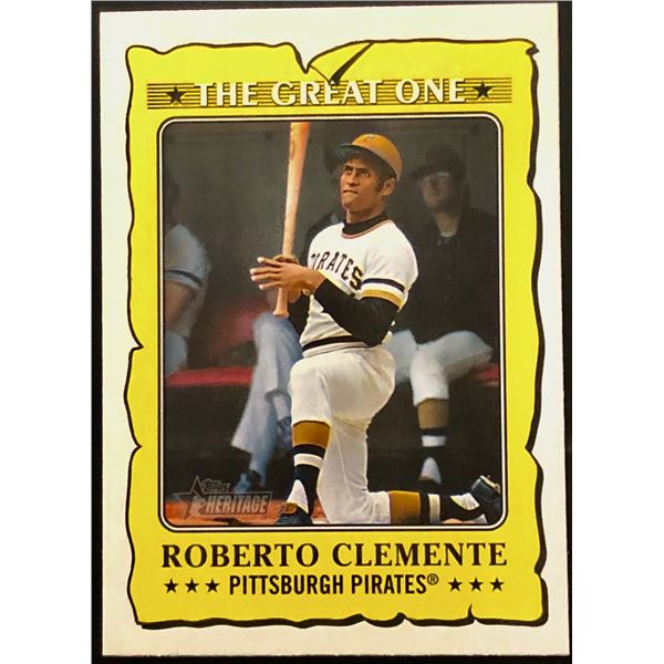 2021 TOPPS HERITAGE ROBERTO CLEMENTE (HOF)