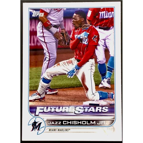 2022 TOPPS JAZZ CHISHOLM ROOKIE CARD