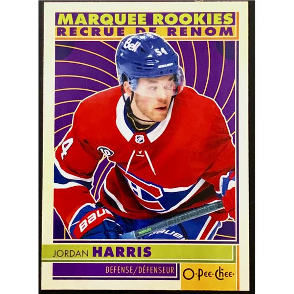 2022-23 O-PEE-CHEE JORDAN HARRIS ROOKIE CARD