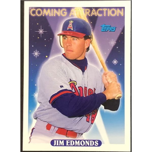 1993 TOPPS JIM EDMONDS ROOKIE CARD
