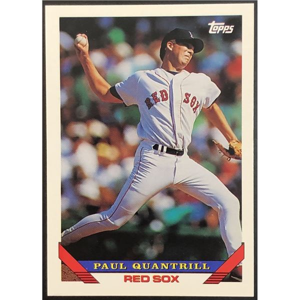 1993 TOPPS PAUL QUANTRILL ROOKIE CARD