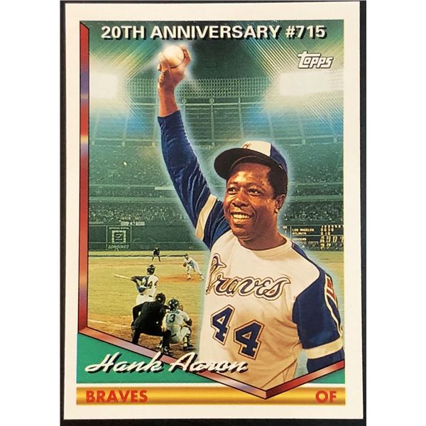 1994 TOPPS HANK AARON (HOF)