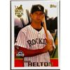 Image 1 : 1996 TOPPS TODD HELTON (HOF) ROOKIE CARD
