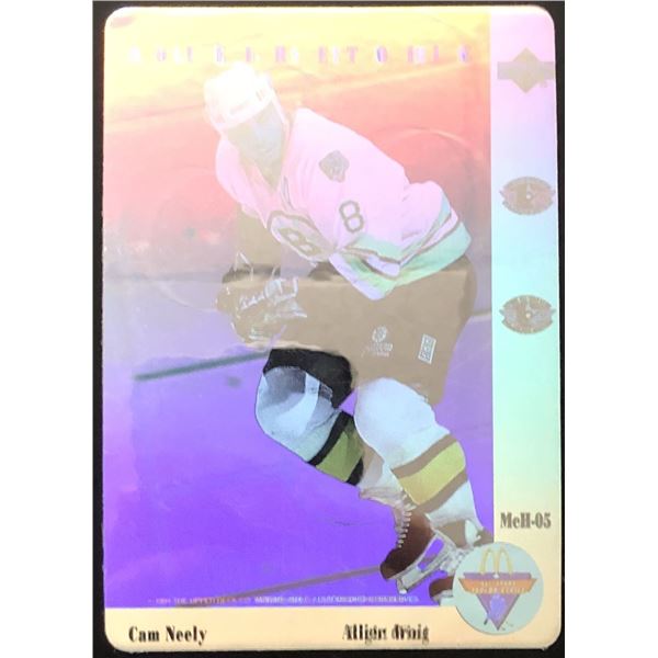 1991-92 UPPER DECK CAM NEELY (HOF) HOLOGRAM