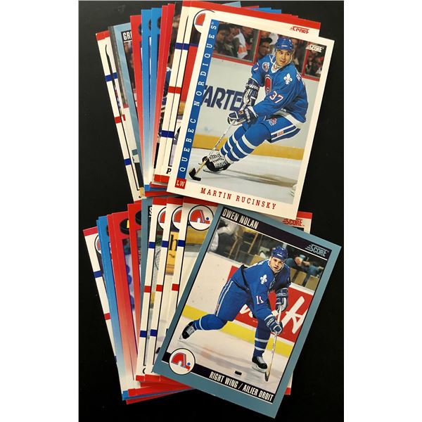 QUEBEC NORDIQUES COLLECTION - 25 CARDS