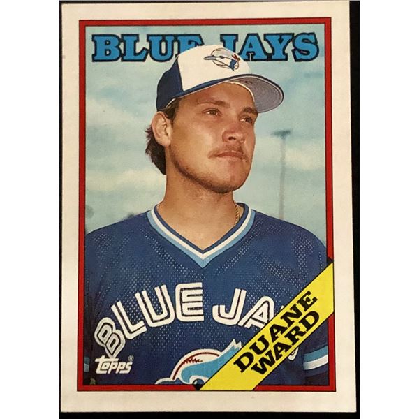 1988 TOPPS DUANE WARD ROOKIE CARD