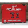 Image 1 : Milwaukee 2797-22 M18 Fuel 2-Tool Combo Kit: Hammer Drill, Impact Driver, 3 Batteries & Charger New 