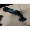 Image 8 : Qty 4 Makita Power Tools: XFD10 Drill, XDT11 Impact Driver, XRJ01 Reciprocating Saw, Vacuum & Carry 