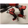 Image 2 : Qty 3 Milwaukee Tools & 1 Charger: 2656-20 Impact Driver, 2804-20 Hammer Drill, 2722-20 Sawzall & C