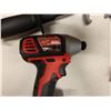 Image 4 : Qty 3 Milwaukee Tools & 1 Charger: 2656-20 Impact Driver, 2804-20 Hammer Drill, 2722-20 Sawzall & C