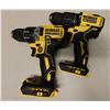 Image 1 : Qty 2 DeWalt Power Tools: DCD791 Drill Driver & DCD709 Hammerdrill/Driver