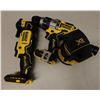 Image 1 : Qty 3 DeWalt Power Tools: DCW210 Palm Sander, DCS354 Multi-Tool & DCD996 Hammerdrill/Driver