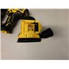 Image 2 : Qty 3 DeWalt Power Tools: DCW210 Palm Sander, DCS354 Multi-Tool & DCD996 Hammerdrill/Driver