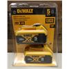 Image 1 : DeWalt DCB205-2 20V MAX 5 Ah Lithium Ion Battery 2-Pack New in Package
