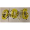 Image 1 : Qty 3 Outdoor Triple Tap Extension Cords