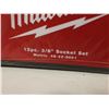 Image 2 : Milwaukee 48-22-9001 12-Piece Metric Socket Set New in Package