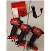 Image 1 : Qty 3 Milwaukee 2853-20 Impact Drivers & 1 Charger