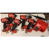 Image 1 : Qty 5 Milwaukee Power Tools & 1 Charger: 2853-20 Impact Drivers & 2804-20 Hammer Drill/Driver