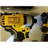 Image 10 : Qty 4 DeWalt Power Tools, Case & 1 Charger: DCD791 & DCD708 Drill Drivers & DCF809 Impact Drivers