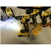 Image 2 : Qty 4 DeWalt Power Tools, Case & 1 Charger: DCD791 & DCD708 Drill Drivers & DCF809 Impact Drivers