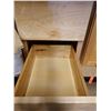 Image 4 : Qty 2 Hewitt 576854 Wooden 3-Drawer Undercounter Cabinets 18" x 23" x 35"H New