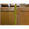 Image 6 : Wooden 2-Door Cabinet 30" x 12" x 30"H & Vanity Sink w/ Undercabinet 31" x 24" x 36"H