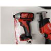 Image 2 : Qty 2 Milwaukee Power Tools, Case & 1 Charger: 2656-20 Impact Driver & 2420-20 Hackzall Reciprocatin