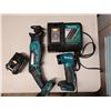 Image 10 : Qty 2 Makita Power Tools, 1 Battery & 1 Charger: XRJ01 Reciprocating Saw & DML815 Flashlight