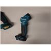 Image 2 : Qty 2 Makita Power Tools, Case & 1 Battery: XRJ01 Reciprocating Saw & DML815 Flashlight